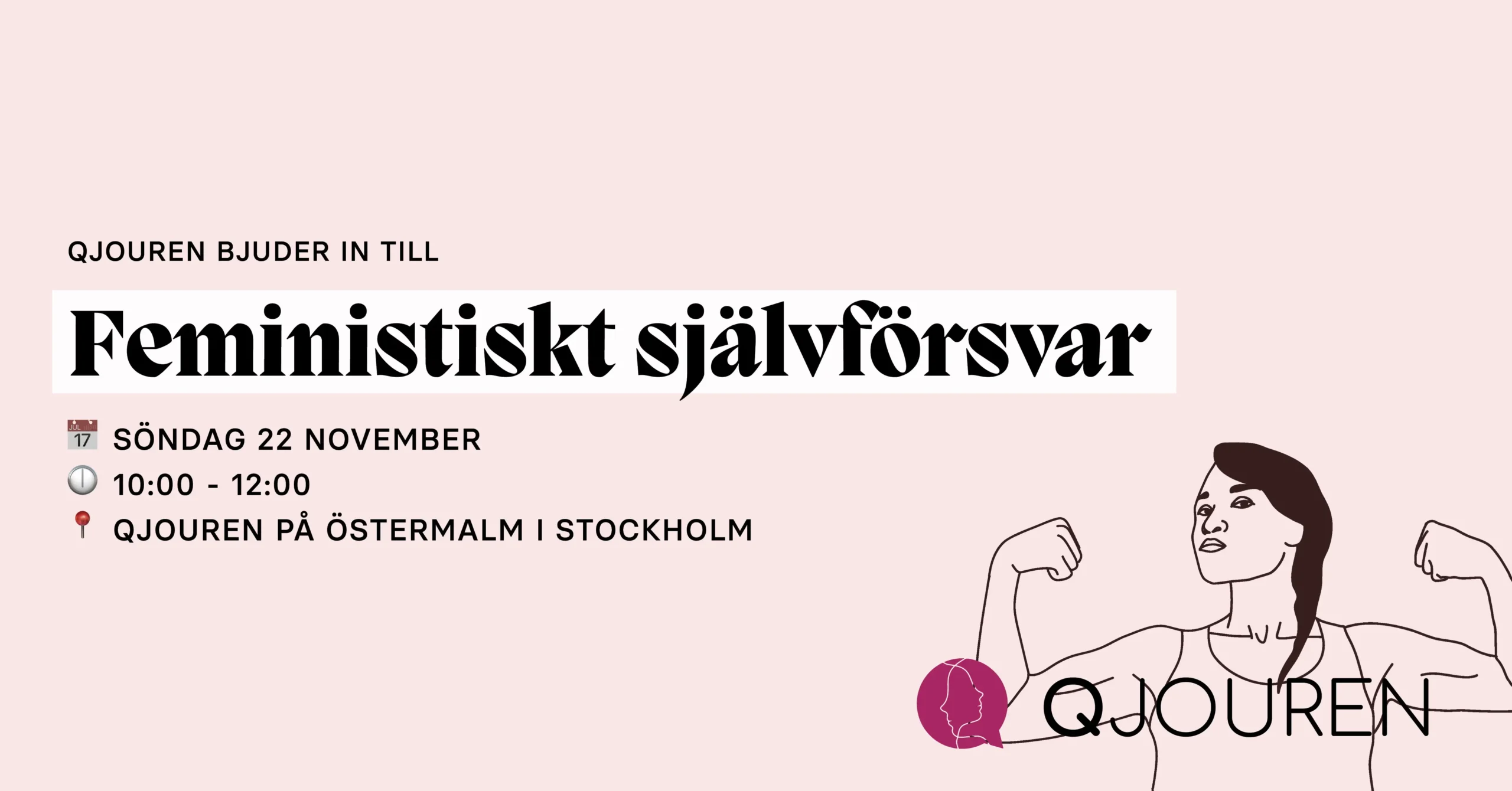 Feministiskt självförsvar Qjouren 22 november